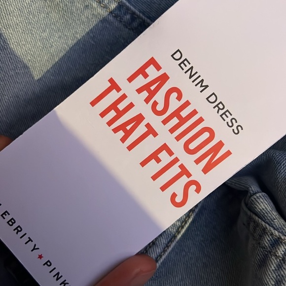 CELEBRITY PINK Button up Dress, Women's
Size L 19” pit to pit 
16” waist - Picture 5 of 6